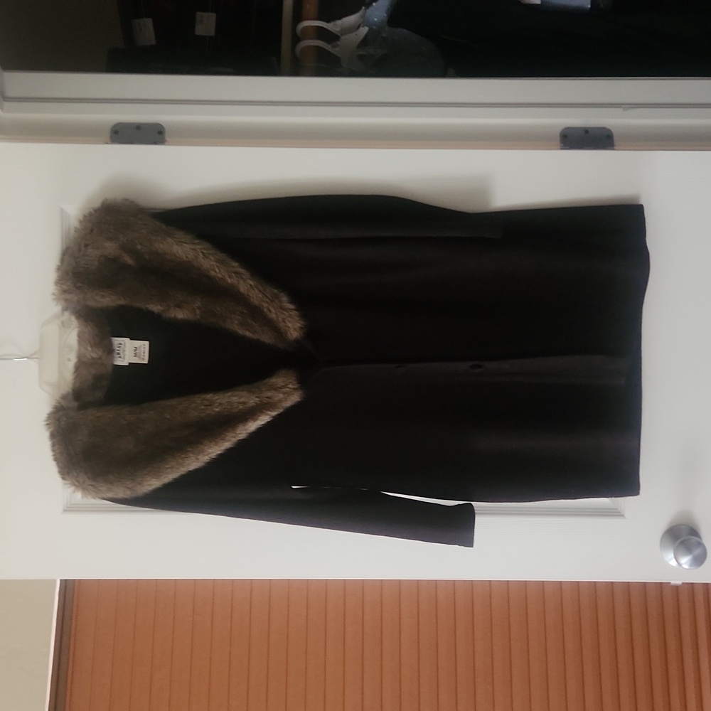 Ariat Middleton Faux Fur Long Snap Button Sweater